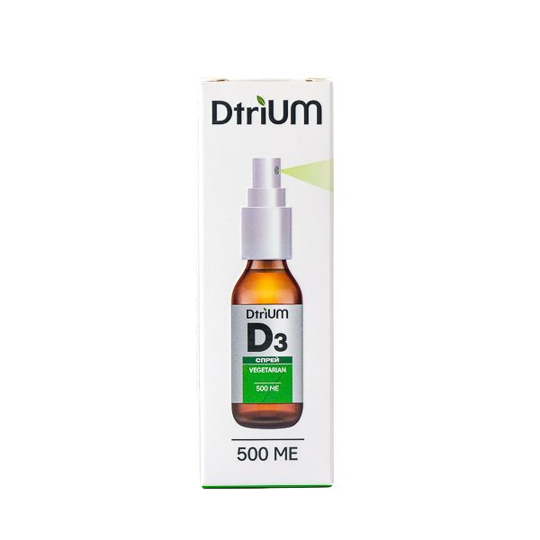 DtriUM Витамин Д3, 500 МЕ, раствор для приема внутрь, 30 мл, 1 шт.