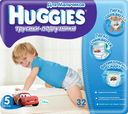 Huggies Подгузники-трусики детские, р. 5, 13-17 кг, для мальчиков, 32 шт.