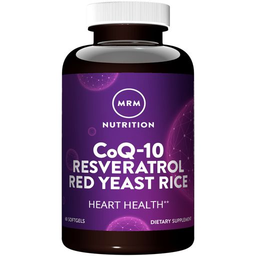 MRM Nutrition CoQ-10 + Ресвератрол + Красный дрожжевой рис, капсулы, 60 шт.